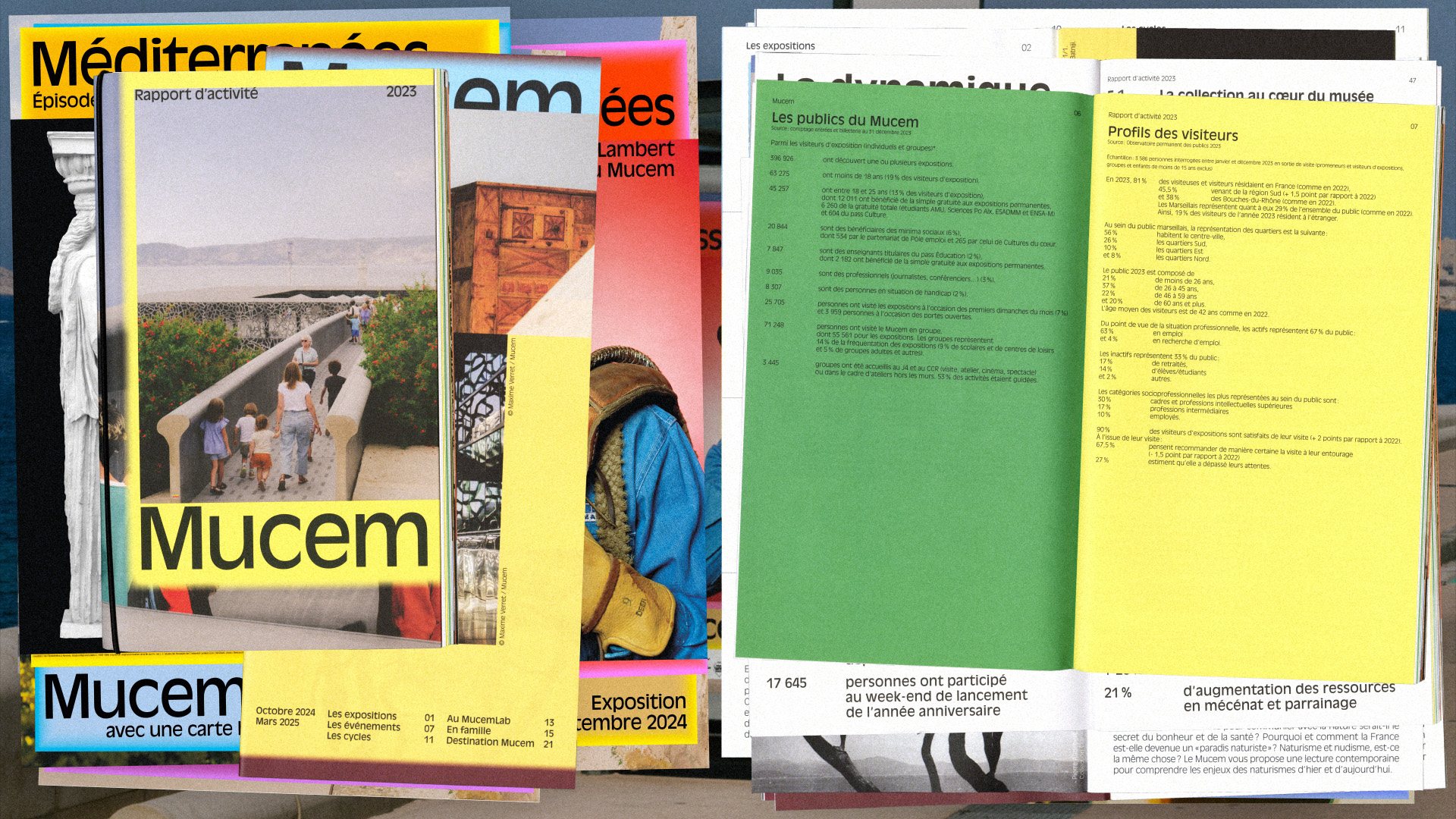Mucem — affiches et doubles pages de publications, vue 21 — Les Graphiquants